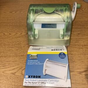 XYRON 5" Creative Station Laminator Label Magnet Maker Plus Refill Cartridge